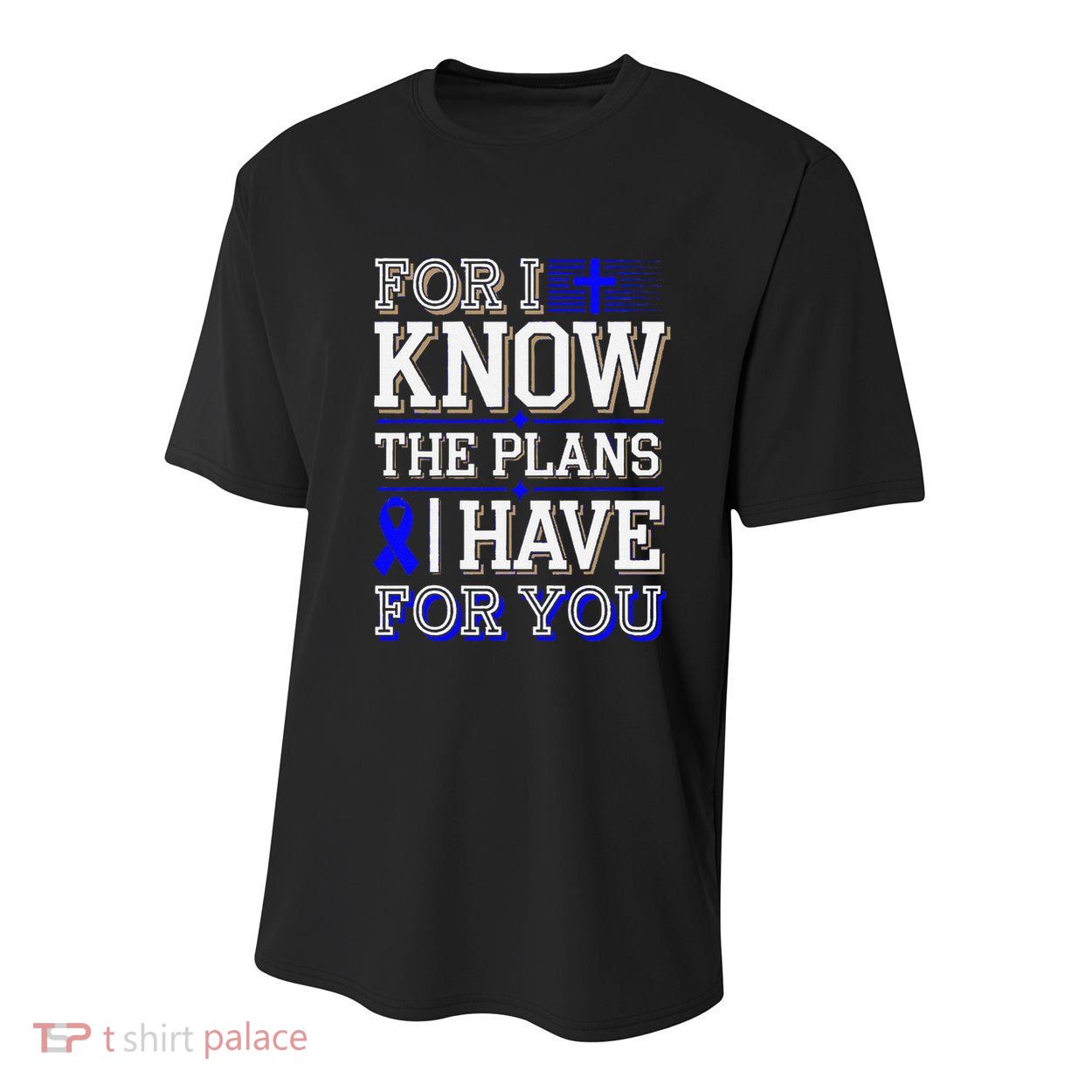 Know The Plans For You Juvenile Arthritis Awareness Youth Performance Sprint T-Shirt