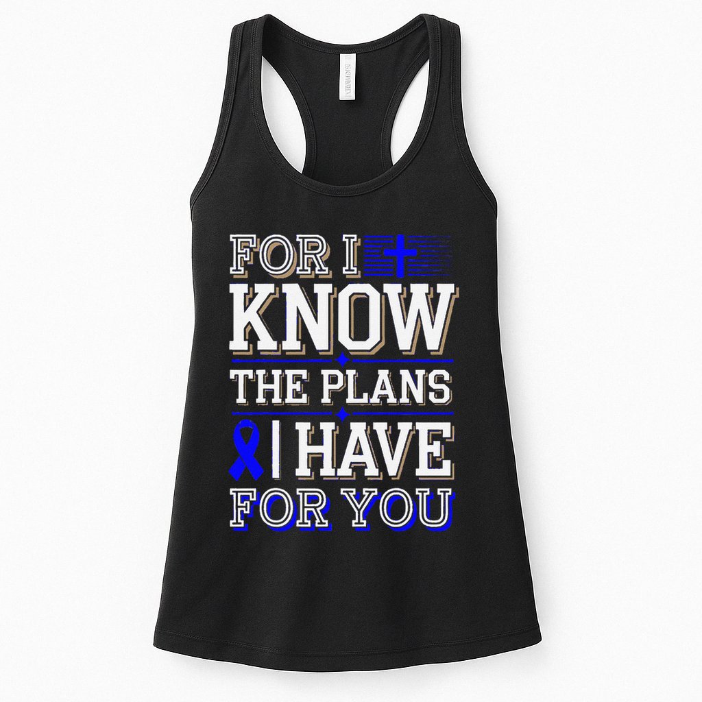 Know The Plans For You Juvenile Arthritis Awareness Womens Tank Top