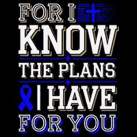 Know The Plans For You Juvenile Arthritis Awareness Womens Tank Top