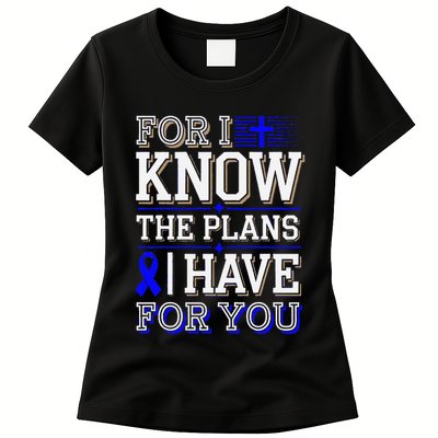 Know The Plans For You Juvenile Arthritis Awareness Womens T-Shirt