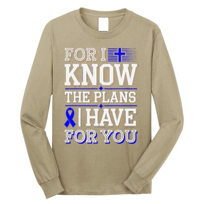 Know The Plans For You Juvenile Arthritis Awareness Long Sleeve Shirt