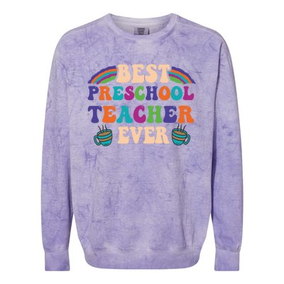 Kindergarten Teacher Preschool Teacher For Kindergarten Gift Colorblast Crewneck Sweatshirt