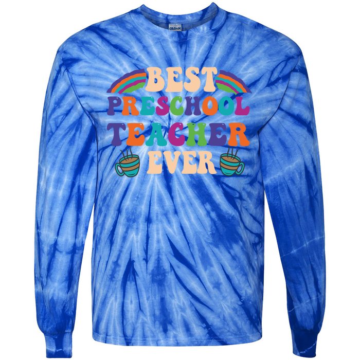 Kindergarten Teacher Preschool Teacher For Kindergarten Gift Tie-Dye Long Sleeve Shirt