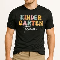 Kindergarten Team Retro Groovy Happy First Day Of School Gift Cooling Performance Crew T-Shirt