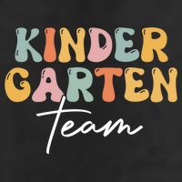 Kindergarten Team Retro Groovy Happy First Day Of School Gift Adult Drive Performance Visor