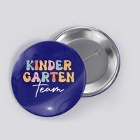 Kindergarten Team Retro Groovy Happy First Day Of School Gift Button