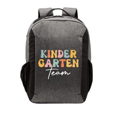 Kindergarten Team Retro Groovy Happy First Day Of School Gift Vector Backpack