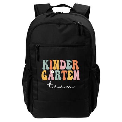 Kindergarten Team Retro Groovy Vintage First Day Of School Backpack