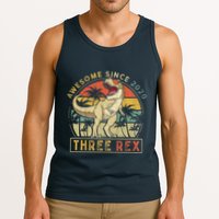 K.ids Three Rex 3rd Birthday S.hirt Third Dinosaur 3 Year Old Tank Top