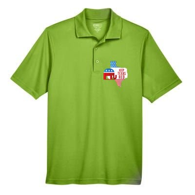 Keep Texas Red 2024 Election Republicans Vote Men's Origin Performance Pique Polo