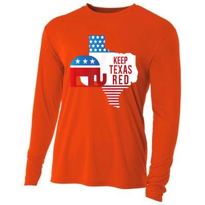 Keep Texas Red 2024 Election Republicans Vote Cooling Performance Long Sleeve Crew