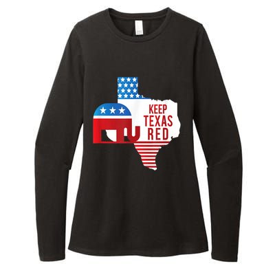 Keep Texas Red 2024 Election Republicans Vote Womens CVC Long Sleeve Shirt