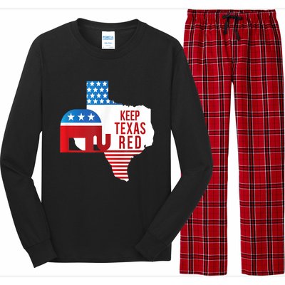 Keep Texas Red 2024 Election Republicans Vote Long Sleeve Pajama Set