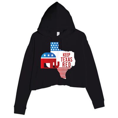 Keep Texas Red 2024 Election Republicans Vote Crop Fleece Hoodie