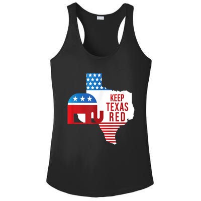 Keep Texas Red 2024 Election Republicans Vote Ladies PosiCharge Competitor Racerback Tank