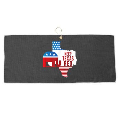 Keep Texas Red 2024 Election Republicans Vote Large Microfiber Waffle Golf Towel