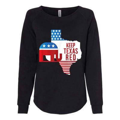 Keep Texas Red 2024 Election Republicans Vote Womens California Wash Sweatshirt