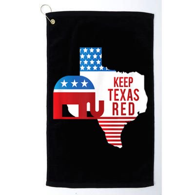 Keep Texas Red 2024 Election Republicans Vote Platinum Collection Golf Towel