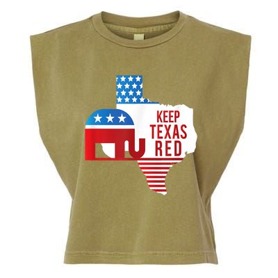 Keep Texas Red 2024 Election Republicans Vote Garment-Dyed Women's Muscle Tee