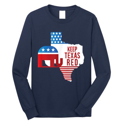 Keep Texas Red 2024 Election Republicans Vote Long Sleeve Shirt