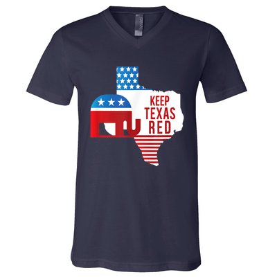 Keep Texas Red 2024 Election Republicans Vote V-Neck T-Shirt