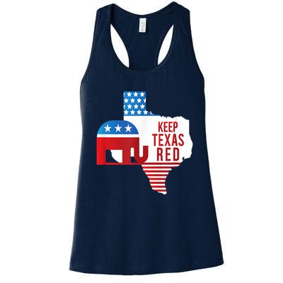 Keep Texas Red 2024 Election Republicans Vote Women's Racerback Tank