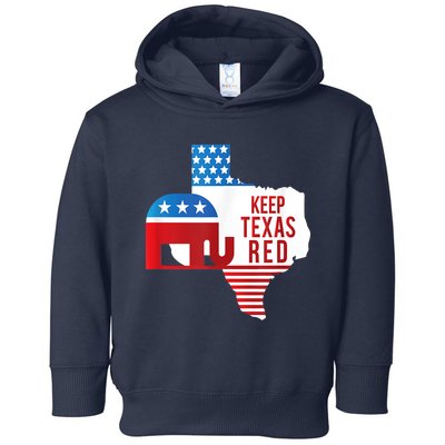 Keep Texas Red 2024 Election Republicans Vote Toddler Hoodie