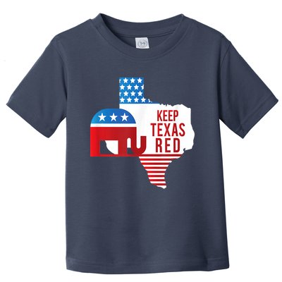 Keep Texas Red 2024 Election Republicans Vote Toddler T-Shirt