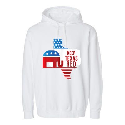 Keep Texas Red 2024 Election Republicans Vote Garment-Dyed Fleece Hoodie