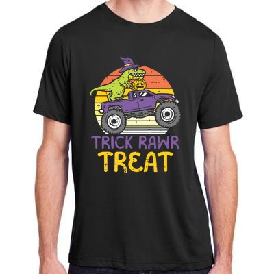 Kids Trick Rawr Treat Dinosaur Monster Truck Halloween Boy Kids Adult ChromaSoft Performance T-Shirt