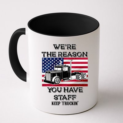 Keep Truckin Staff USA Mug