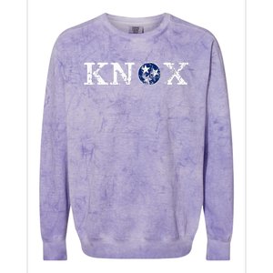 Knoxville Tennessee State Flag Art Gifts Distressed Knox Colorblast Crewneck Sweatshirt