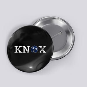 Knoxville Tennessee State Flag Art Gifts Distressed Knox Button