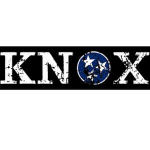 Knoxville Tennessee State Flag Art Gifts Distressed Knox Bumper Sticker