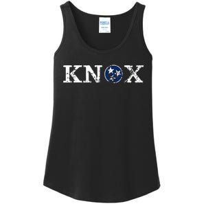 Knoxville Tennessee State Flag Art Gifts Distressed Knox Ladies Essential Tank