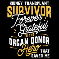 Kidney Transplant Survivor Organ Transplant Kidney Recipient Zip Tote Bag