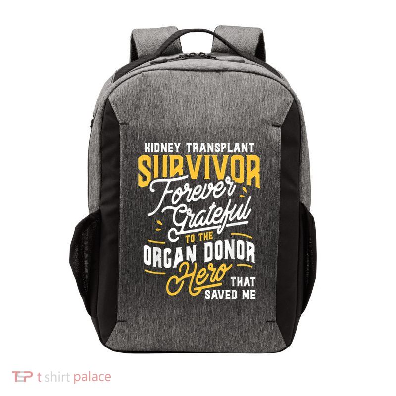 Kidney Transplant Survivor Organ Transplant Kidney Recipient Vector Backpack