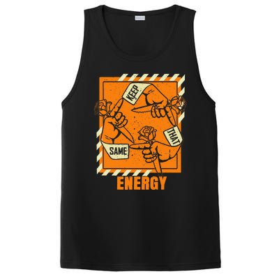 Keep That Same Energy Orange Color Graphic PosiCharge Competitor Tank