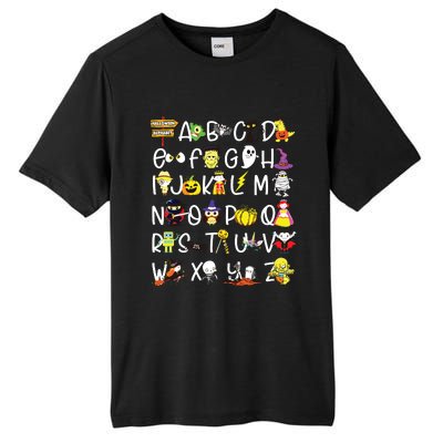 Kindergarten Teacher Student Abc Alphabet Halloween Tall Fusion ChromaSoft Performance T-Shirt