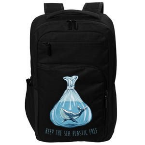 Keep The Sea Plastic Free Save The Planet Environment Ocean Impact Tech Backpack