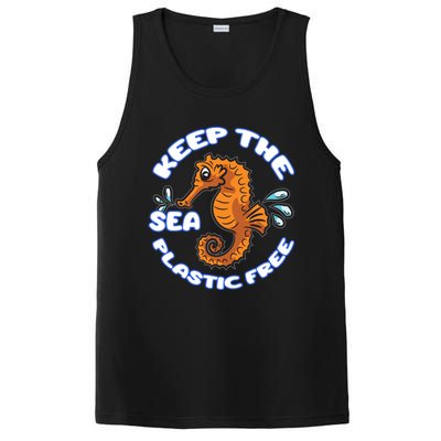 Keep The Sea Plastic Free Gift Environtal Protection Seahorse Gift PosiCharge Competitor Tank