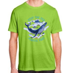 Keep The Sea Plastic Free Animal Beluga Whale Gift Adult ChromaSoft Performance T-Shirt