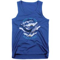 Keep The Sea Plastic Free Animal Beluga Whale Gift Tank Top