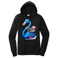 Kamala The Stylish Flamingo Takes Flight Women's Pullover Hoodie