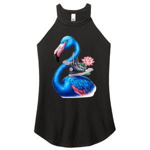 Kamala The Stylish Flamingo Takes Flight Women's Perfect Tri Rocker Tank