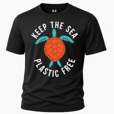 Keep The Sea Plastic Free Cute Sea Turtle Lover Meaningful Gift Performance Shirt