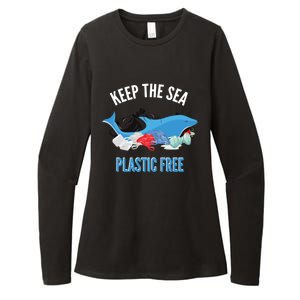 Keep The Sea Plastic Free Design Environt Dolphin Gift Womens CVC Long Sleeve Shirt