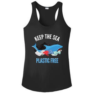 Keep The Sea Plastic Free Design Environt Dolphin Gift Ladies PosiCharge Competitor Racerback Tank