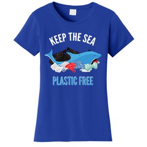 Keep The Sea Plastic Free Design Environt Dolphin Gift Women's T-Shirt