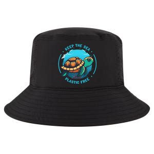 Keep The Sea Plastic Free Earth Day Save Sea Turtle Funny Gift Cool Comfort Performance Bucket Hat